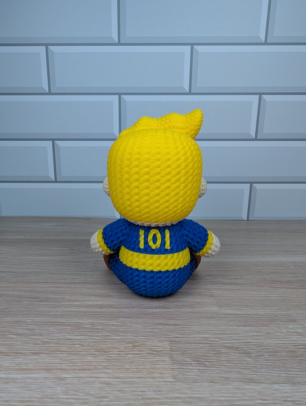 Knit-Texture Look Fallout Vault Boy Figurine