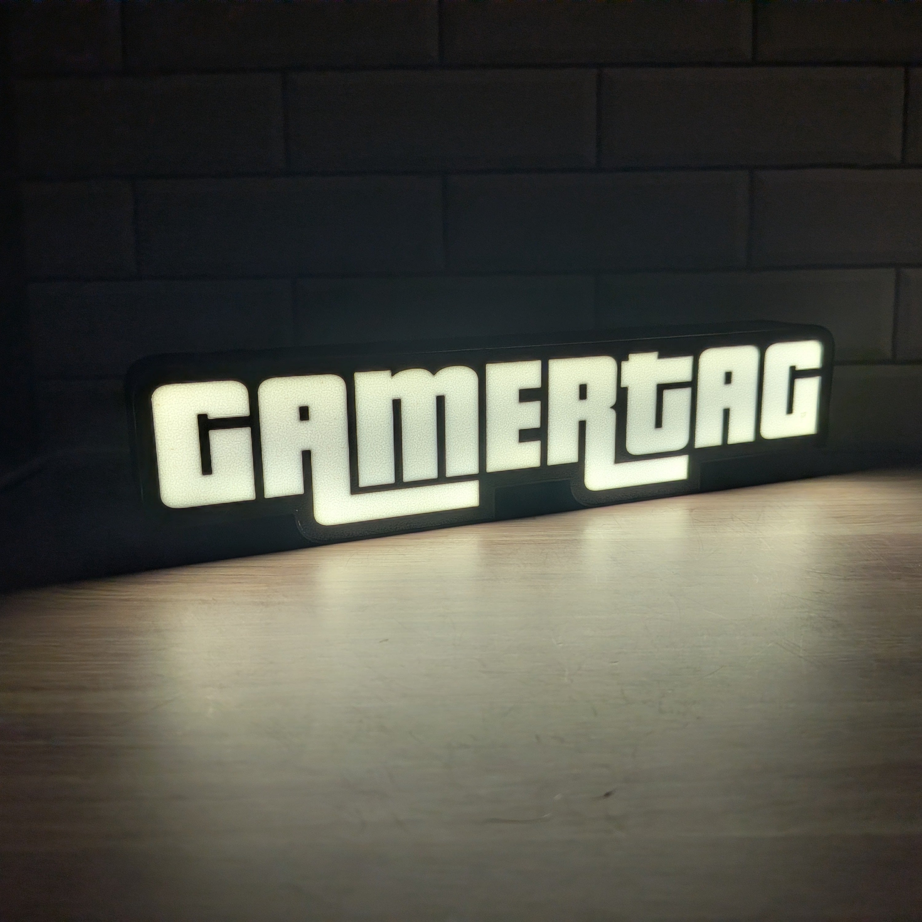 Personalized Gamertag LED Sign