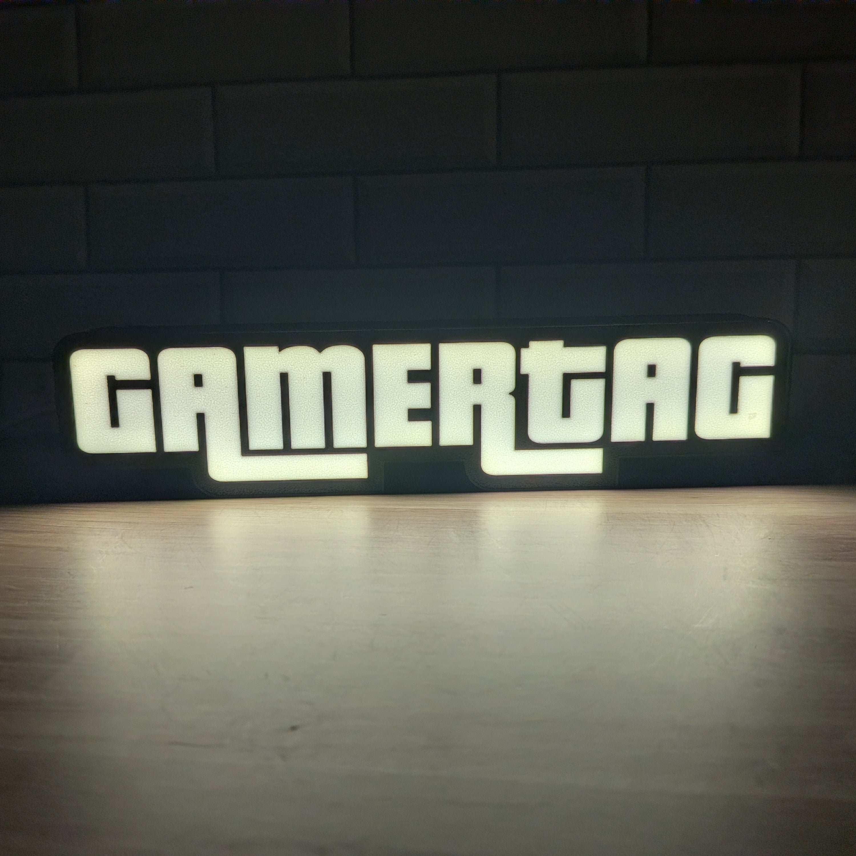 Personalized Gamertag LED Sign