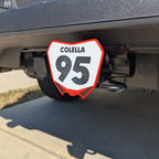 Personalized Motocross Number Plate Hitch Cover