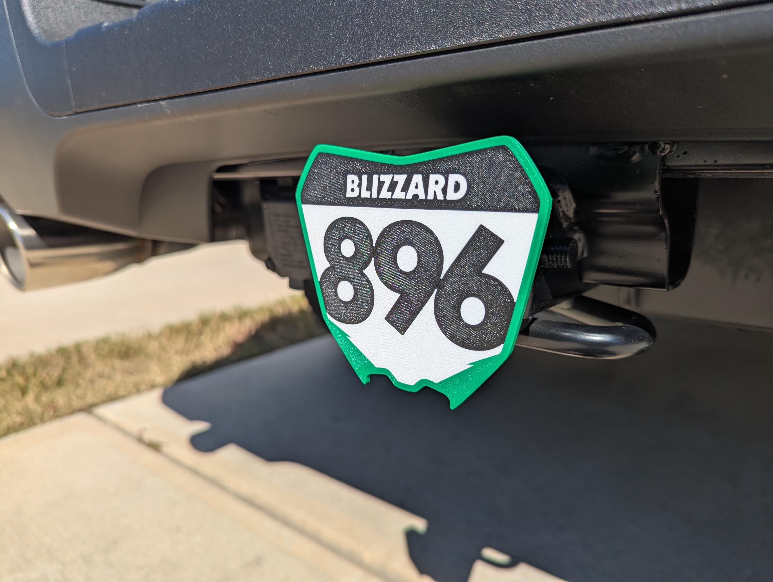 Personalized Motocross Number Plate Hitch Cover