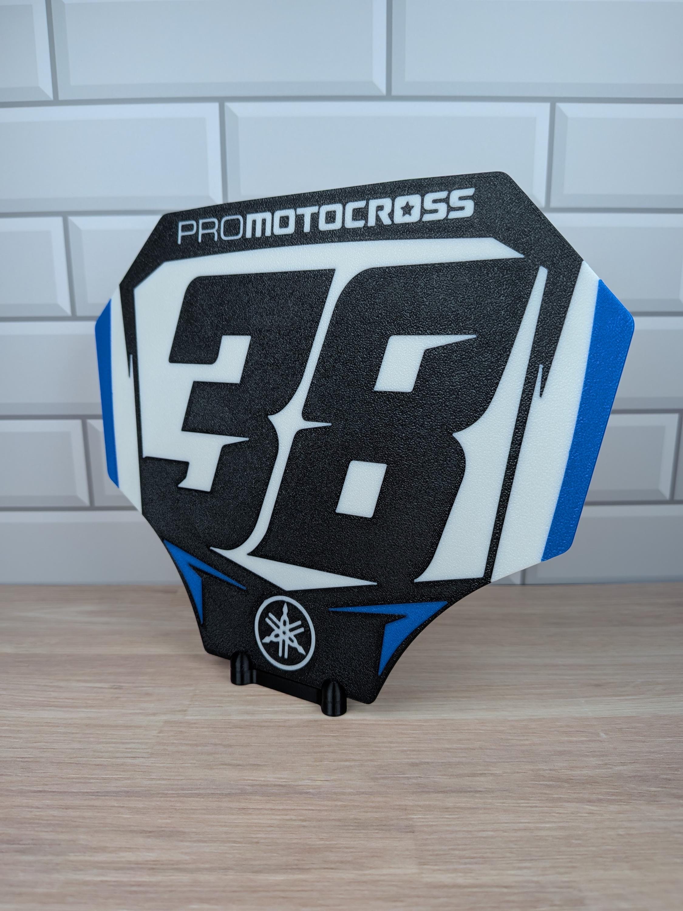 Haiden Deegan 450 Number Plate Replica | 3D Printed Motocross Decor