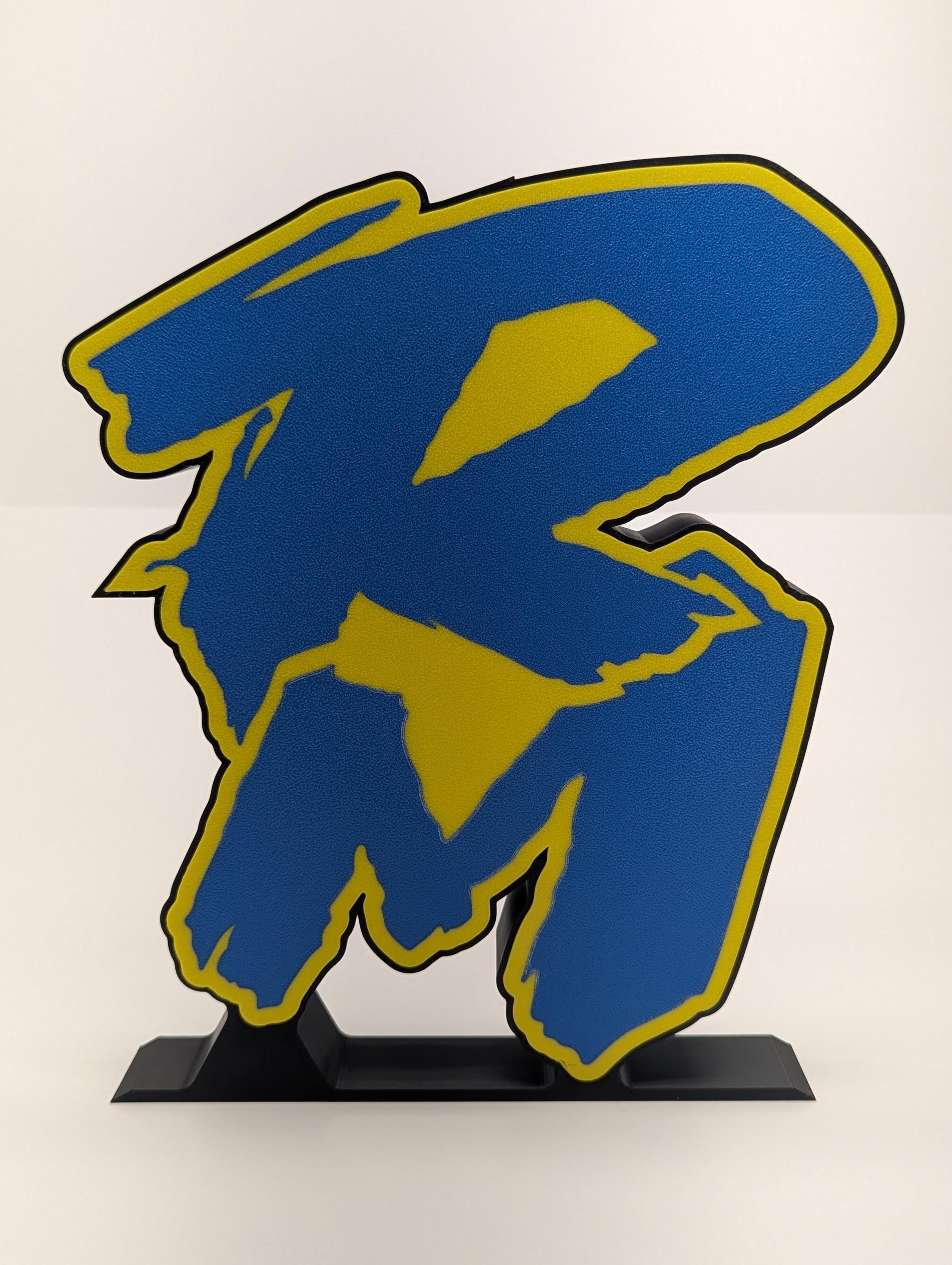 USB-C powered Suzuki RM LED lightbox for a garage or man cave
