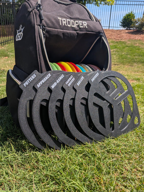 3D Printed Disc Golf Bag Dividers - Set of 6 | Custom Colors | Disc Golf Organizer | Disc Separators | Gift for Disc Golfer